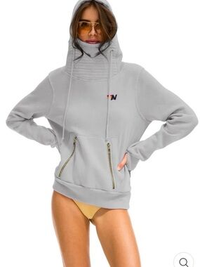 Aviator Nation Ninja Hoodie/Dove Grey